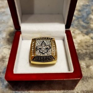 2010 New Orleans Saints/Drew Brees NFL Championship Replica Ring